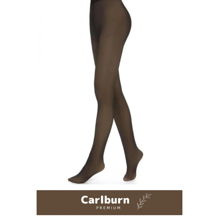 Nefes Alabilen Peluş Kışlık İnceIçi Polarlı Dokuma Siyah Şık Ten Görünümlü Termal Külotlu Çorap Tayt