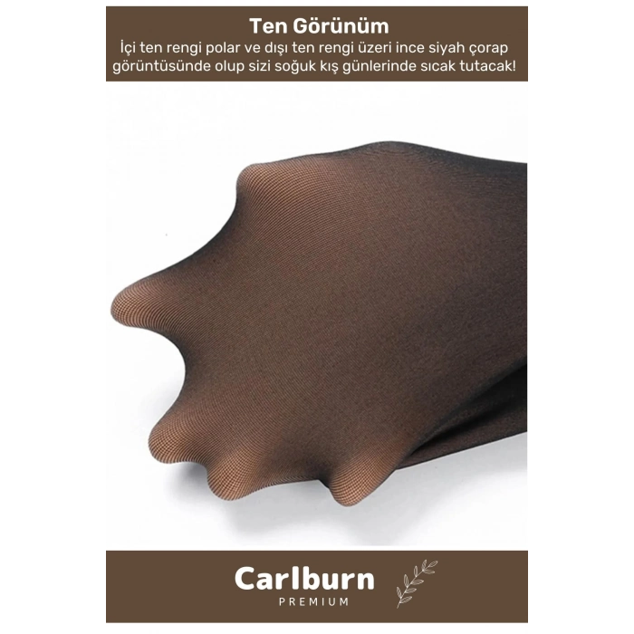 Özel Üretim Toparlayıcı Korse Etkili Rahat Şık Sıcak Tutan İçi Peluş Termal Ten Görünümlü Tayt Çorap