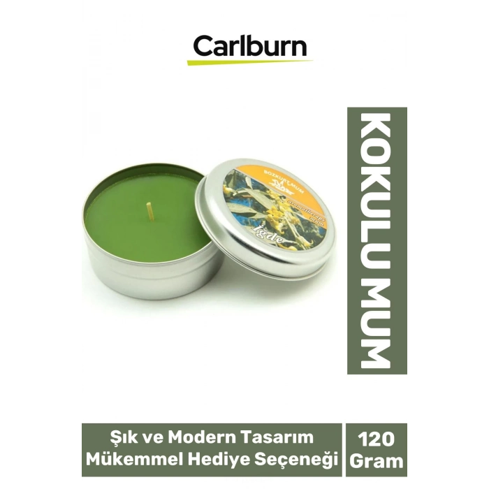 Özel Üretim Aromaterapi Arınma Huzur Meditasyon Yoga Esans Dekoratif Mum Oda Kokusu 120G Teneke Kutu