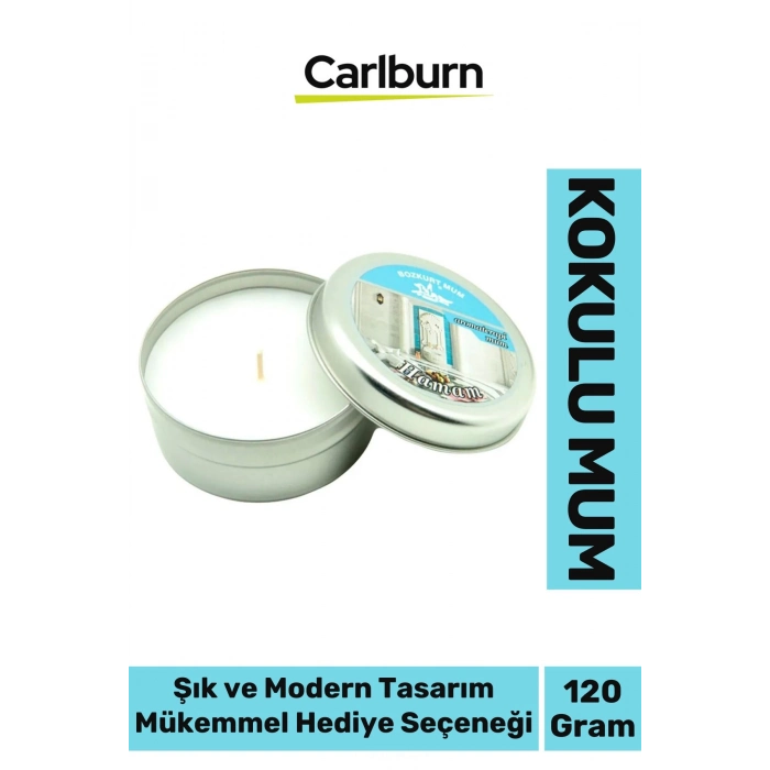 Özel Üretim Aromaterapi Arınma Huzur Meditasyon Yoga Esans Dekoratif Mum Oda Kokusu 120G Teneke Kutu