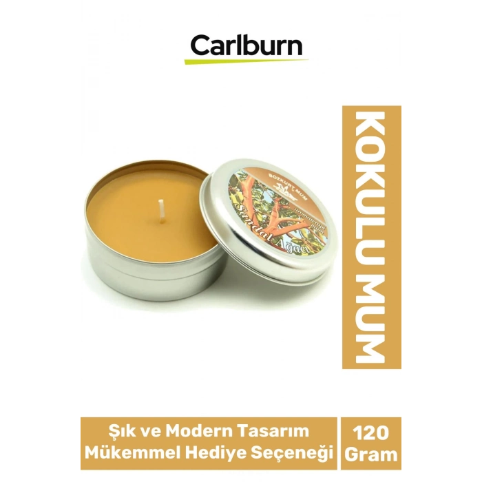 Özel Üretim Aromaterapi Arınma Huzur Meditasyon Yoga Esans Dekoratif Mum Oda Kokusu 120G Teneke Kutu