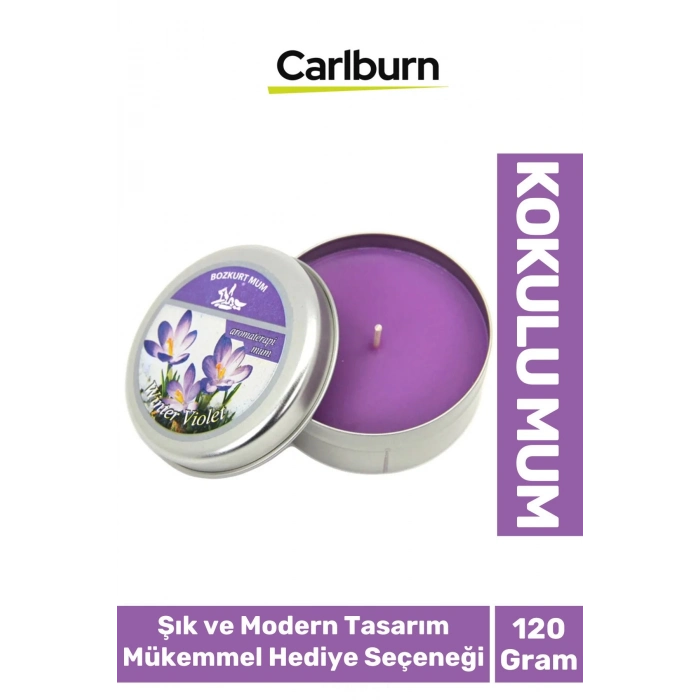 Özel Üretim Aromaterapi Arınma Huzur Meditasyon Yoga Esans Dekoratif Mum Oda Kokusu 120G Teneke Kutu