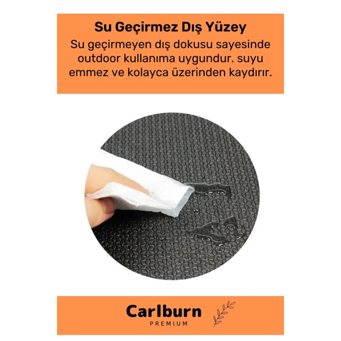 Taşıma Askılı Su Geçirmez Konforlu Kalın Rahat Çift Taraflı Kamp Zemin Çadır Uyku Matı Yer Minderi