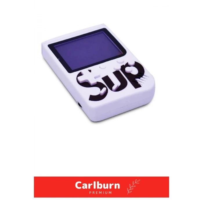 400 Oyunlu Game Box Video Mario Spıder Man Robocop Mini Atari Makinası Gameboy Oyun Konsolu Beyaz