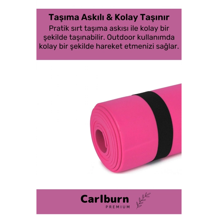 Taşıma Askılı Su Geçirmez Konforlu Kalın Rahat Çift Taraflı Kamp Zemin Çadır Uyku Matı Yer Minderi