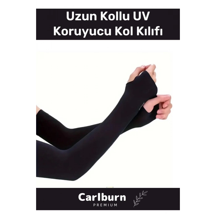 Yüksek Kaliteli Kumaş Ter Emici Motorsiklet Düz Desen Şık RahatUzun Kollu UV Koruyucu Kol Kılıfı