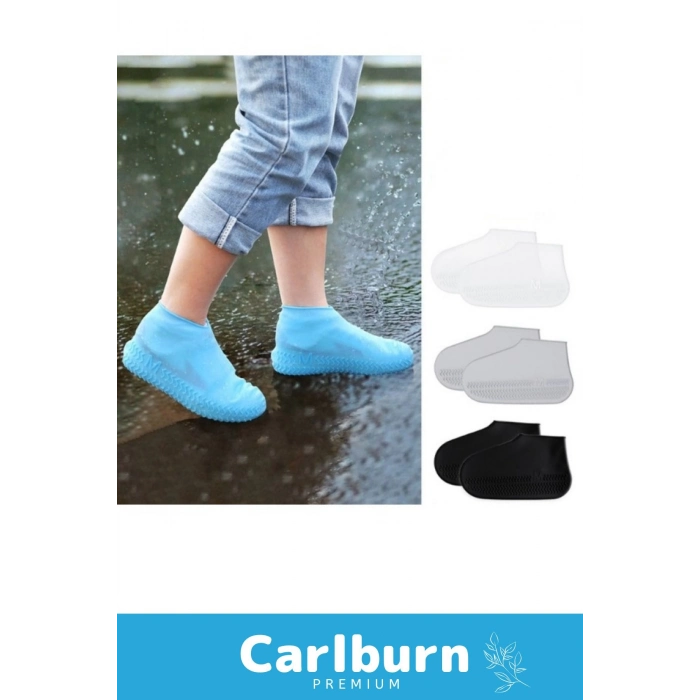 Premium Kaymaz Su Kir Geçirmez Sızdırmaz Esnek Ayakkabı Koruyucu Yağmur Silikon Kılıf