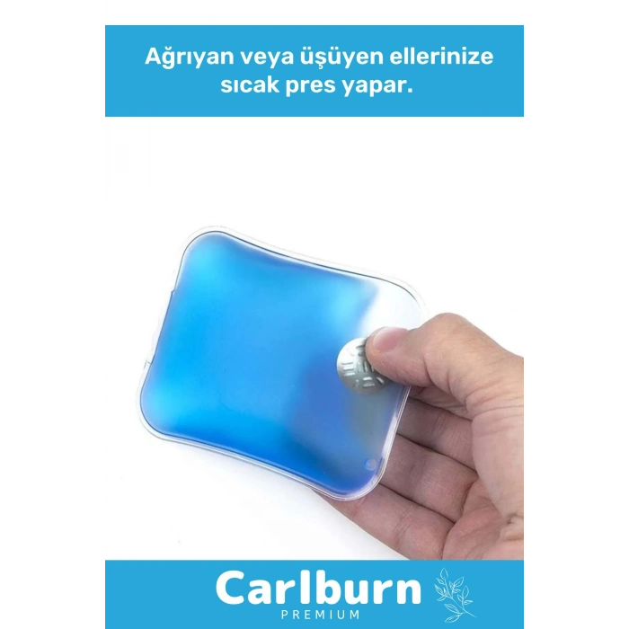 Özel Üretim Soğuk Havalarda Kare Şeklinde El Isıtıcısı Sihirli Jel Isıtıcı Torba Cep Sobası 1 Adet