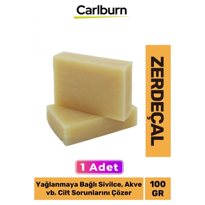 Doğal Güzel Kokulu El Yüz Saç Vücut Cilt Kolajen Etkili Zerdeçal Bitkisel Sabun 1 Adet