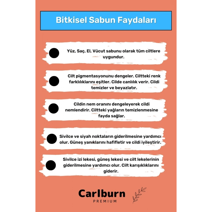 Doğal Güzel Kokulu El Yüz Saç Vücut Cilt Onaran Kolajen Etkili Zerdeçal Bitkisel Sabun 3 Adet