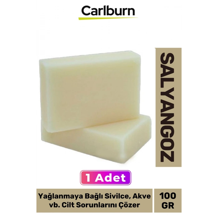 Doğal Güzel Kokulu El Yüz Saç Vücut Cilt Onaran Kolajen Etkili Salyangoz Bitkisel Sabun 1 Adet