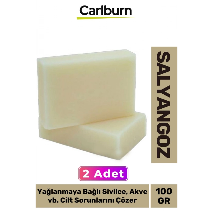 Doğal Güzel Kokulu El Yüz Saç Vücut Cilt Onaran Kolajen Etkili Salyangoz Bitkisel Sabun 2 Adet