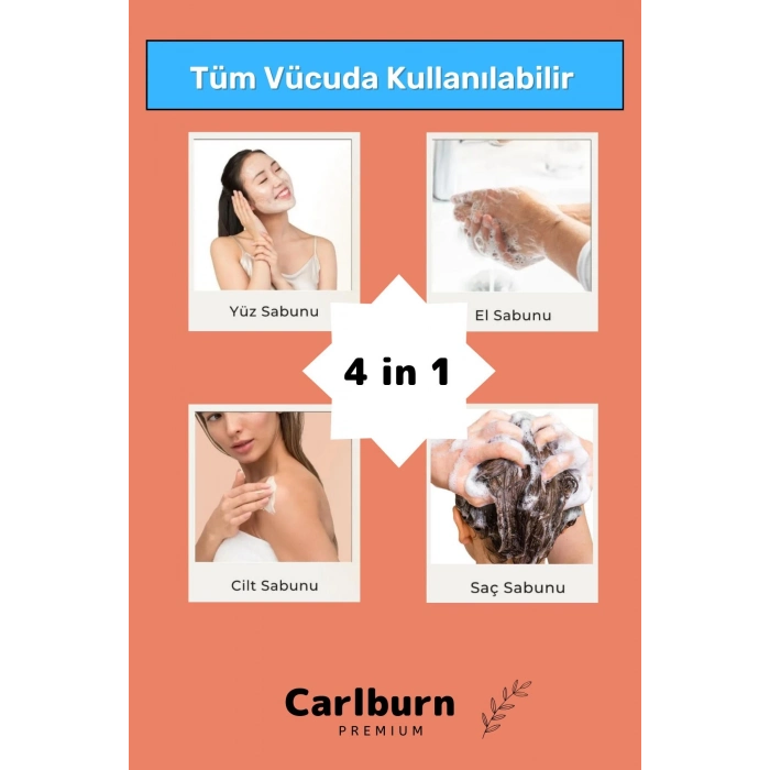 Doğal Güzel Kokulu El Yüz Saç Vücut Cilt Onaran Kolajen Etkili Salyangoz Bitkisel Sabun 5 Adet