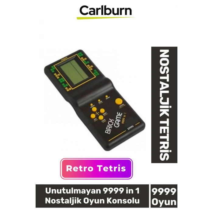 Özel Üretim Retro Oyuncak Atari Pilli El Atarisi Unutulmayan 9999 in 1 Nostaljik Oyun Konsolu Tetris