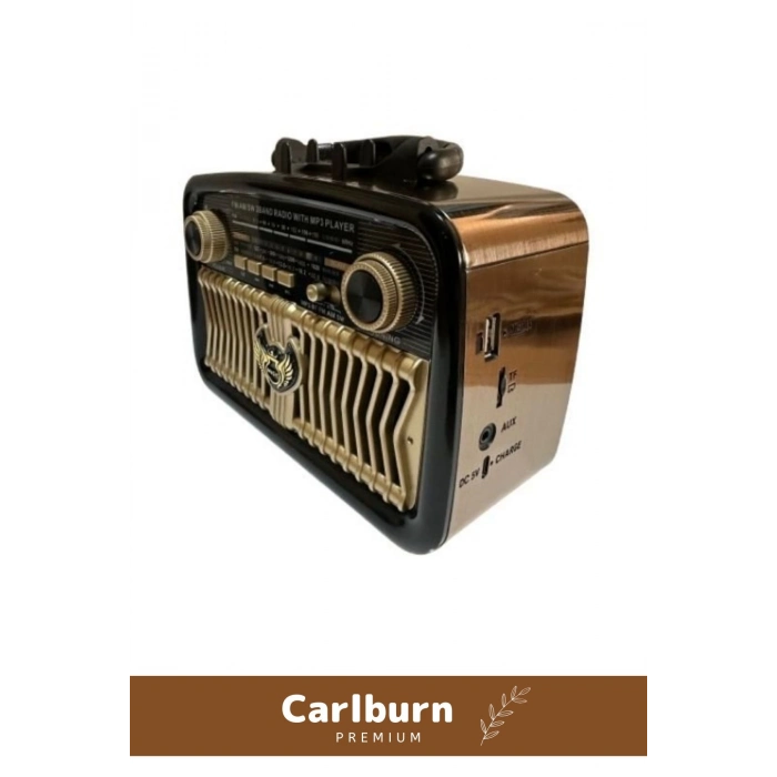 Kaliteli Yüksek Sesli Retro Nostalji Bluetooth Bağlantılı Usb Sd Kart Radyo Mp3 Player Müzik Kutusu