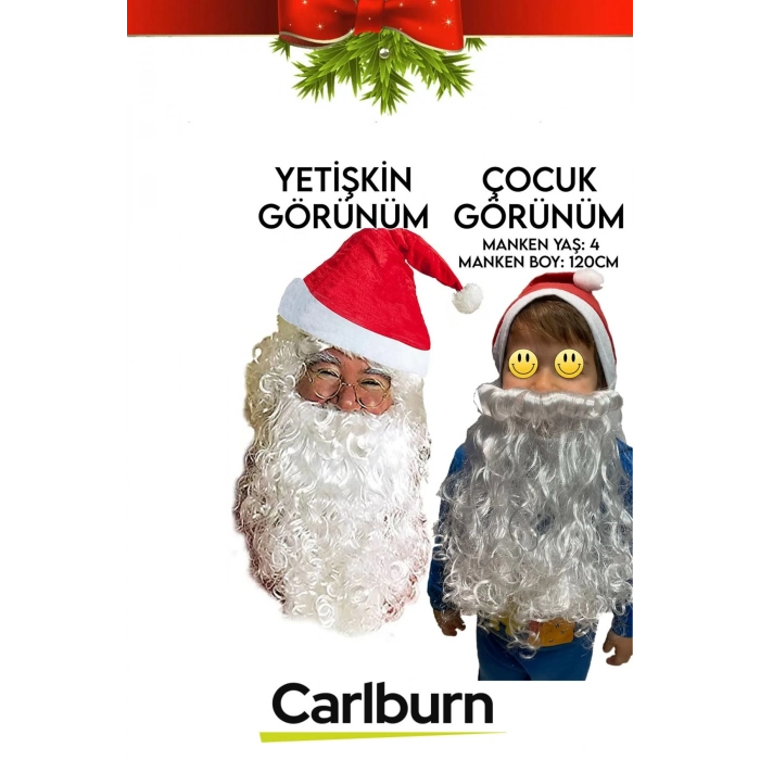 Özel Üretim Yıkanabilir Ucu Ponponlu Çocuk Yetişkin Yılbaşı Noel Baba %100 Polar Şapka 3 Adet