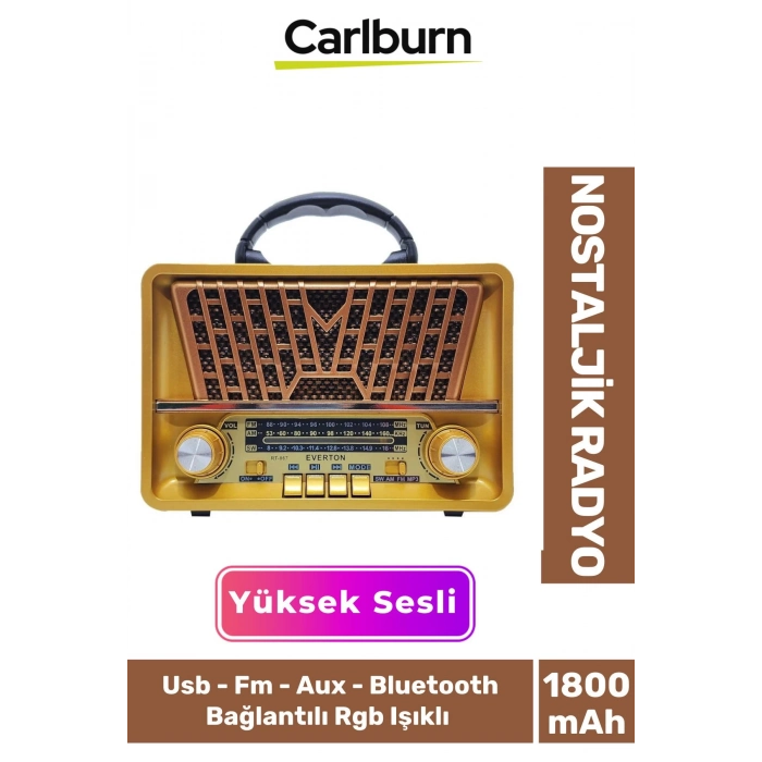 Kaliteli Yüksek Sesli Retro Nostalji Bluetooth Bağlantılı Usb Sd Kart Radyo Mp3 Player Müzik Kutusu