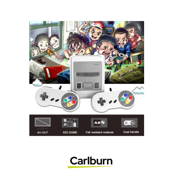 Özel Üretim Klasik 8 Bit 620 Oyunlu 2 Kontrol Kollu Mini Retro Klasik Televizyon Atari