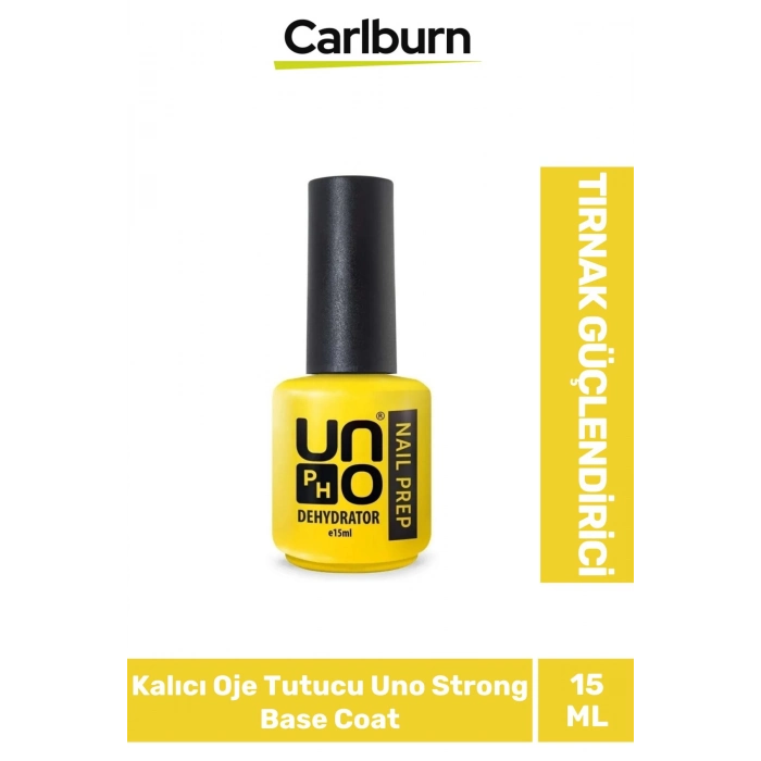 Tırnak Güçlendirici Elastik 48W Cihazlarda Kullanılan Kalıcı Oje Tutucu Uno Strong Base Coat 15 ml