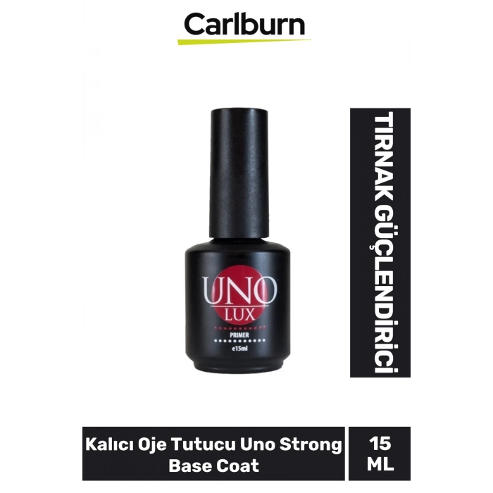 Tırnak Güçlendirici Elastik 48W Cihazlarda Kullanılan Kalıcı Oje Tutucu Uno Strong Base Coat 15 ml