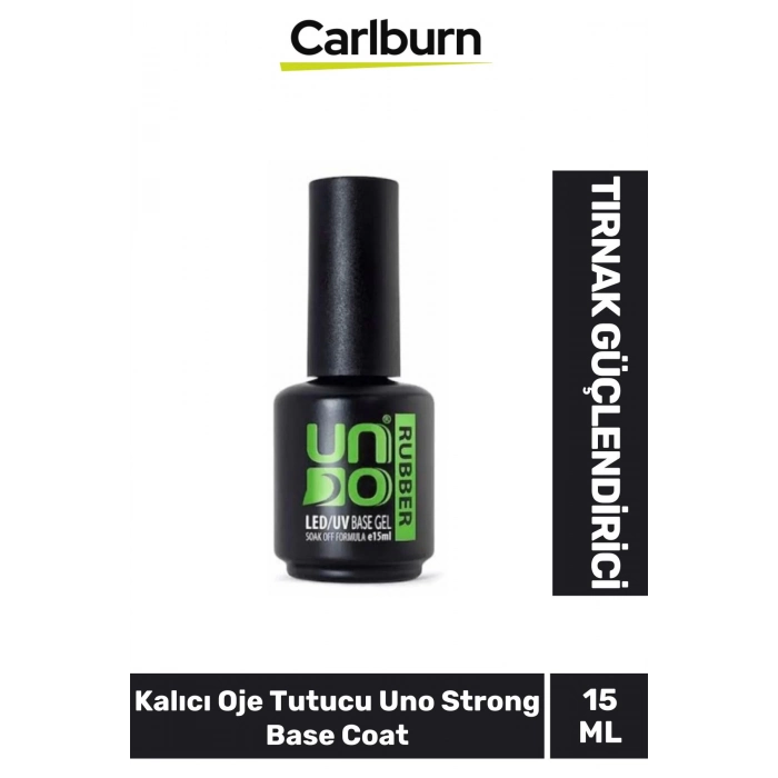 Tırnak Güçlendirici Elastik 48W Cihazlarda Kullanılan Kalıcı Oje Tutucu Uno Strong Base Coat 15 ml