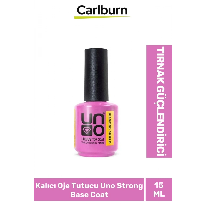 Tırnak Güçlendirici Elastik 48W Cihazlarda Kullanılan Kalıcı Oje Tutucu Uno Strong Base Coat 15 ml