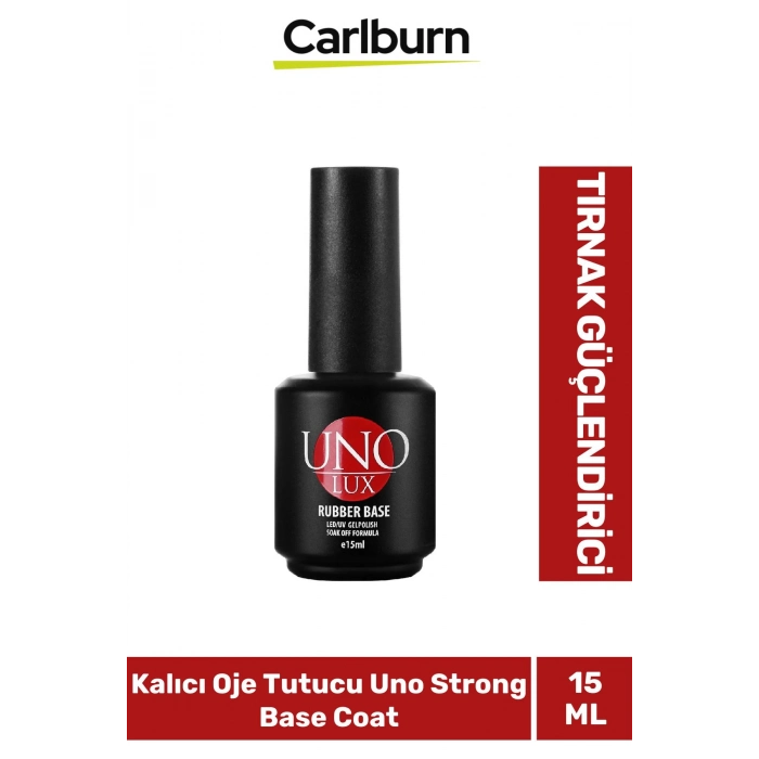 Tırnak Güçlendirici Elastik 48W Cihazlarda Kullanılan Kalıcı Oje Tutucu Uno Strong Base Coat 15 ml