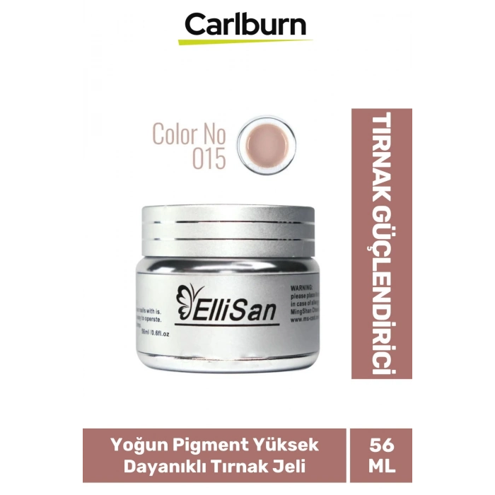 Uzun Sağlıklı Dayanıklı Tırnaklar UV Makineleri Uyumlu Ellisan Protez Tırnak Jeli Builder 56 Gram