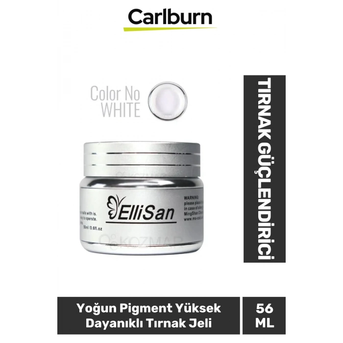 Uzun Sağlıklı Dayanıklı Tırnaklar UV Makineleri Uyumlu Ellisan Protez Tırnak Jeli Builder 56 Gram