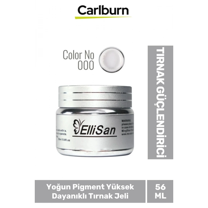 Uzun Sağlıklı Dayanıklı Tırnaklar UV Makineleri Uyumlu Ellisan Protez Tırnak Jeli Builder 56 Gram