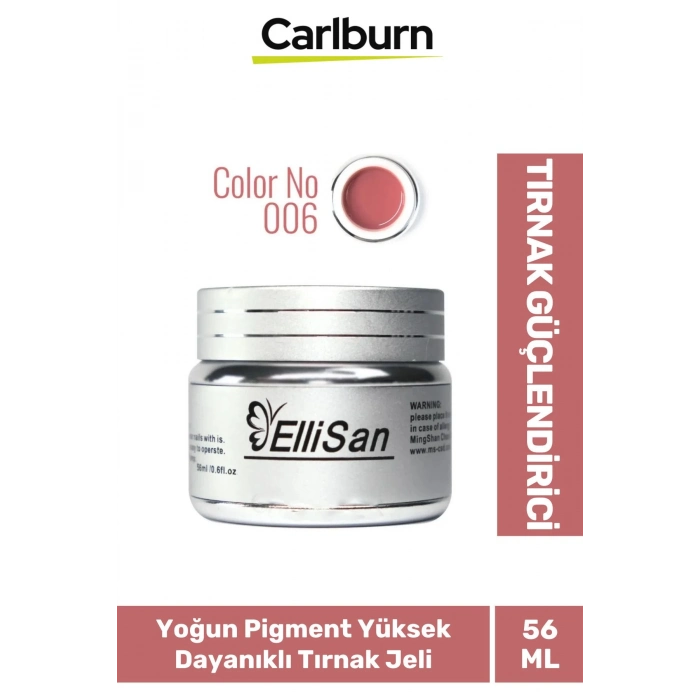 Uzun Sağlıklı Dayanıklı Tırnaklar UV Makineleri Uyumlu Ellisan Protez Tırnak Jeli Builder 56 Gram