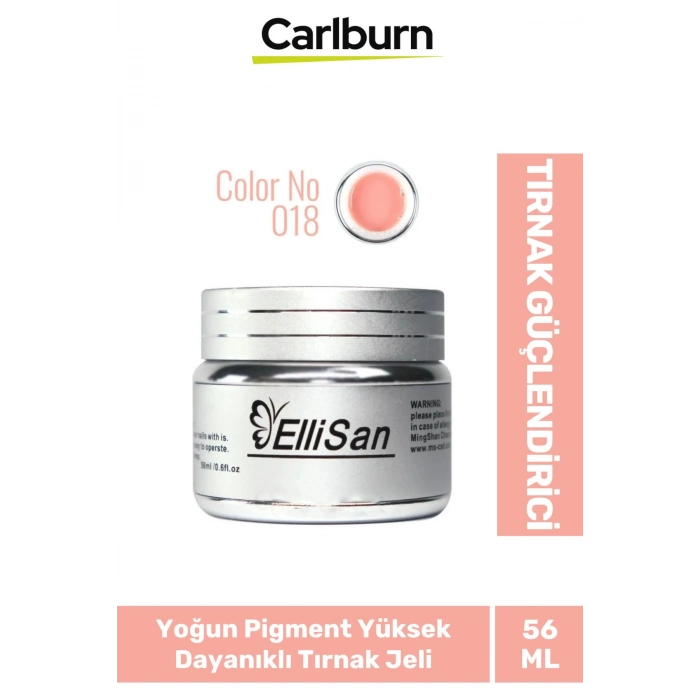 Uzun Sağlıklı Dayanıklı Tırnaklar UV Makineleri Uyumlu Ellisan Protez Tırnak Jeli Builder 56 Gram