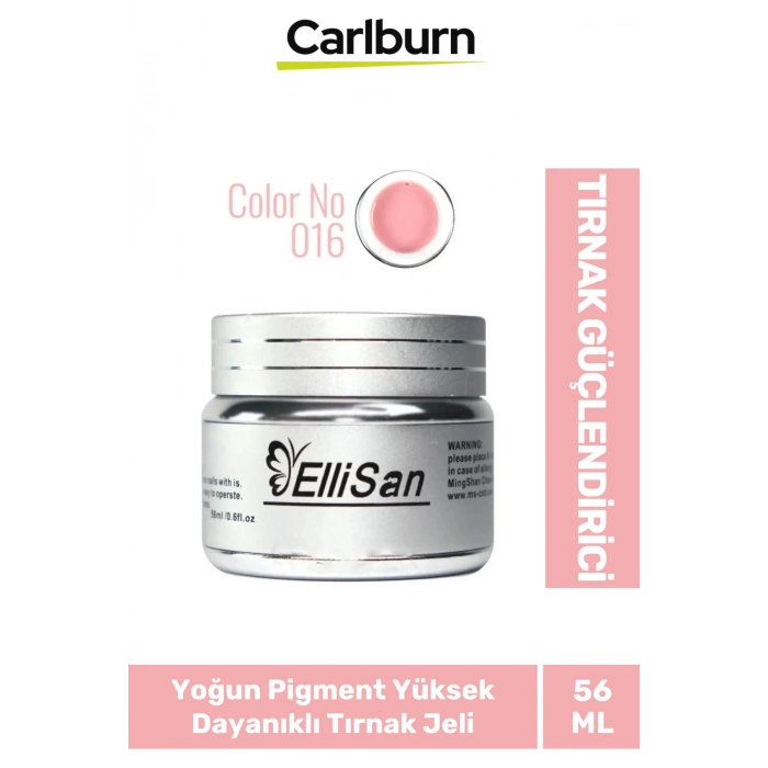 Uzun Sağlıklı Dayanıklı Tırnaklar UV Makineleri Uyumlu Ellisan Protez Tırnak Jeli Builder 56 Gram