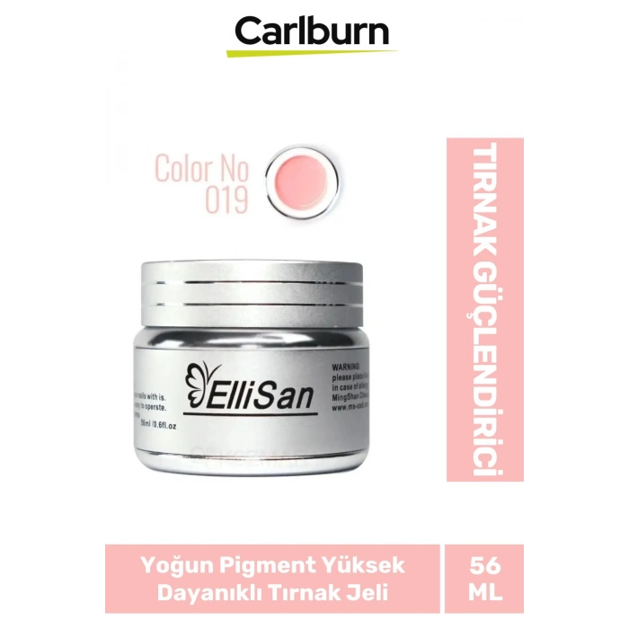 Uzun Sağlıklı Dayanıklı Tırnaklar UV Makineleri Uyumlu Ellisan Protez Tırnak Jeli Builder 56 Gram