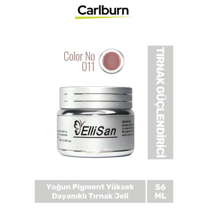 Uzun Sağlıklı Dayanıklı Tırnaklar UV Makineleri Uyumlu Ellisan Protez Tırnak Jeli Builder 56 Gram