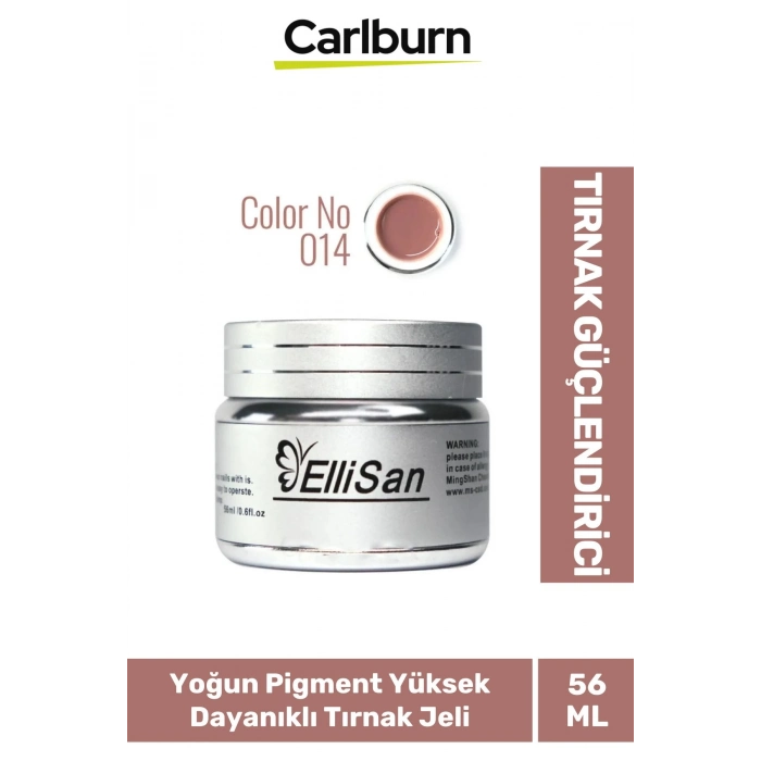 Uzun Sağlıklı Dayanıklı Tırnaklar UV Makineleri Uyumlu Ellisan Protez Tırnak Jeli Builder 56 Gram