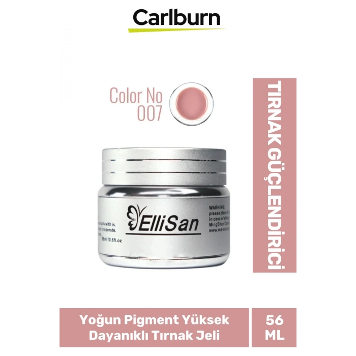 Uzun Sağlıklı Dayanıklı Tırnaklar UV Makineleri Uyumlu Ellisan Protez Tırnak Jeli Builder 56 Gram