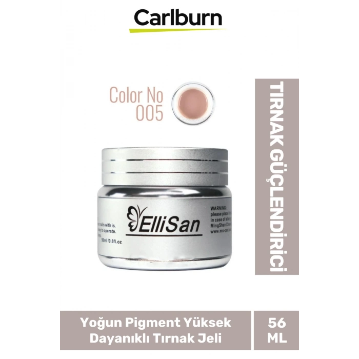 Uzun Sağlıklı Dayanıklı Tırnaklar UV Makineleri Uyumlu Ellisan Protez Tırnak Jeli Builder 56 Gram