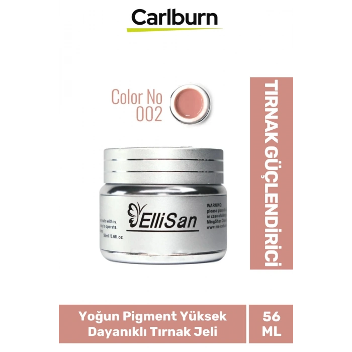 Uzun Sağlıklı Dayanıklı Tırnaklar UV Makineleri Uyumlu Ellisan Protez Tırnak Jeli Builder 56 Gram