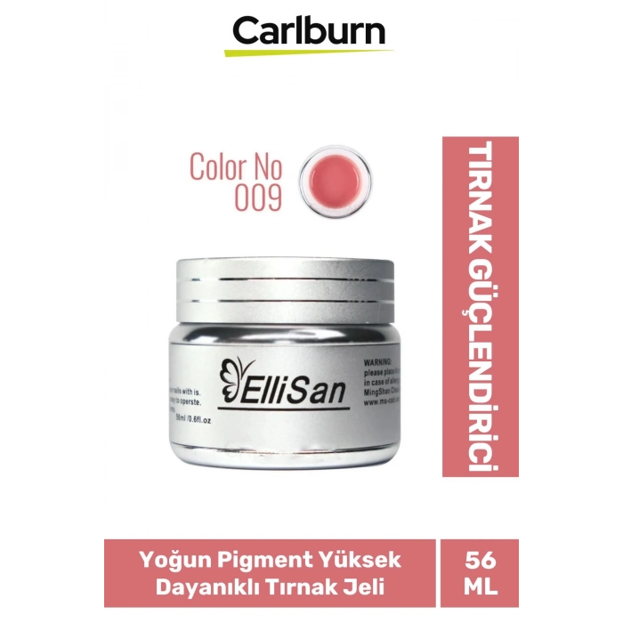 Uzun Sağlıklı Dayanıklı Tırnaklar UV Makineleri Uyumlu Ellisan Protez Tırnak Jeli Builder 56 Gram