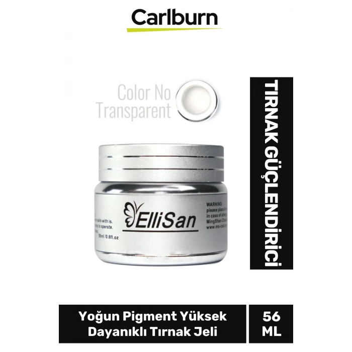 Uzun Sağlıklı Dayanıklı Tırnaklar UV Makineleri Uyumlu Ellisan Protez Tırnak Jeli Builder 56 Gram