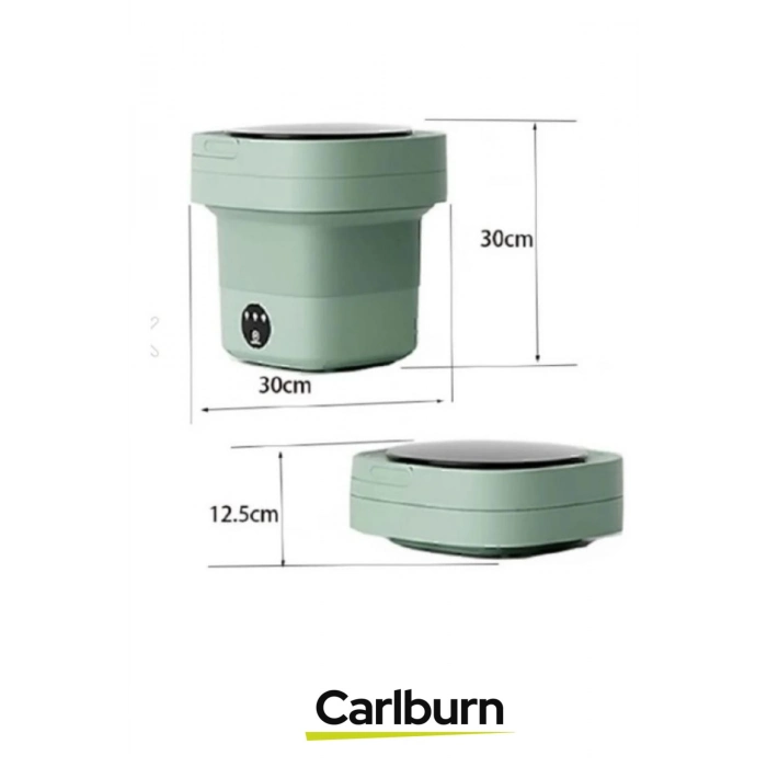 Enerji Tasarruflu Basit Kontrol Panel Az Yer Kaplayan Taşınabilir Katlanabilir Mini Çamaşır Makinesi