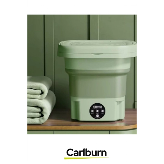 Enerji Tasarruflu Basit Kontrol Panel Az Yer Kaplayan Taşınabilir Katlanabilir Mini Çamaşır Makinesi