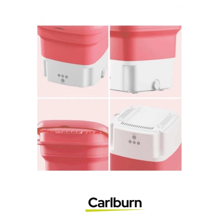 Enerji Tasarruflu Basit Kontrol Panel Az Yer Kaplayan Taşınabilir Katlanabilir Mini Çamaşır Makinesi