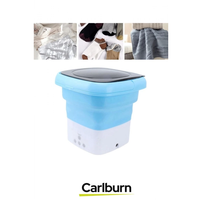 Enerji Tasarruflu Basit Kontrol Panel Az Yer Kaplayan Taşınabilir Katlanabilir Mini Çamaşır Makinesi