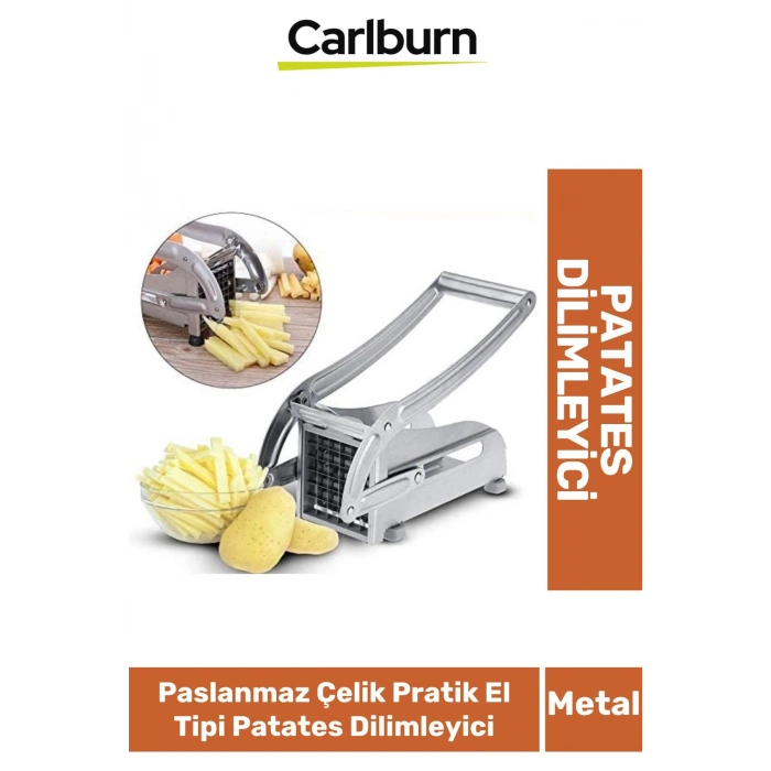 Özel Üretim Ergonomik Dayanıklı Paslanmaz Çelik İnce Eşit Bölen Pratik El Tipi Patates Dilimleyici