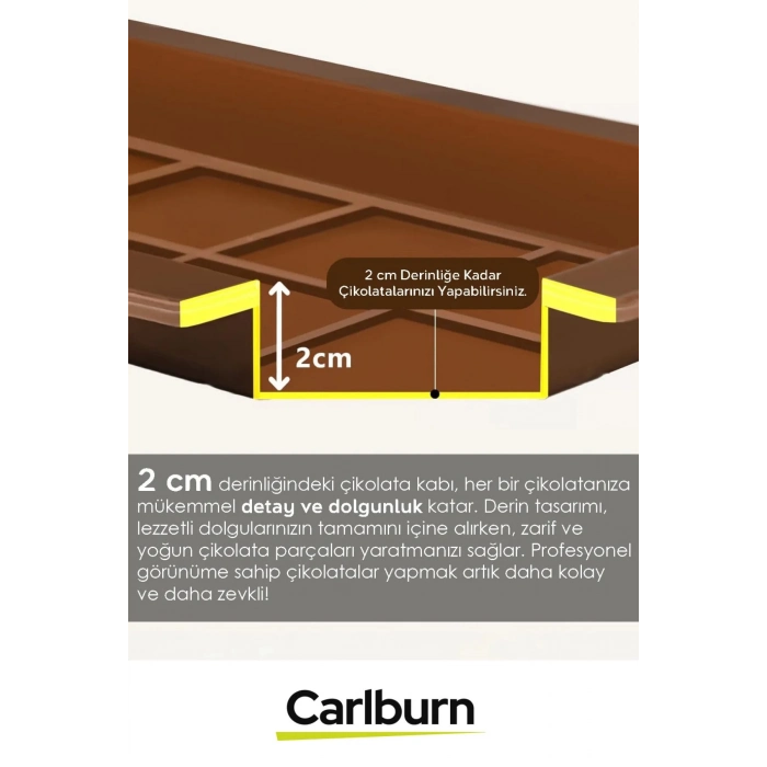 Bpa İçermez Esnek Dayanıklı Büyük Yüksek Isı Dayanıklı Dubai Çikolata Silikon Kalıbı Kabı 1 Adet