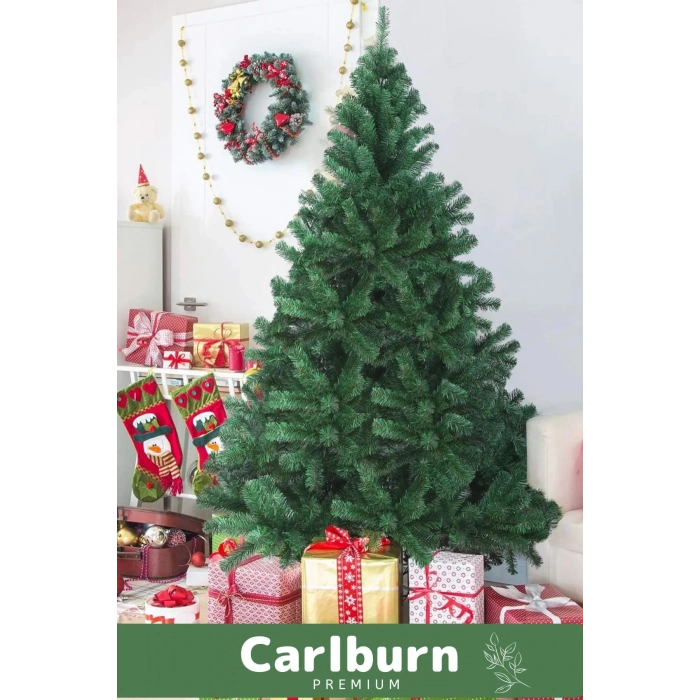 Kutulu Süsleme Seti Yılbaşı Çam Ağacı Renkli Işığı Yeni Yıl 2025 Süsleri Noel Paketi 110 Cm 110 Dal