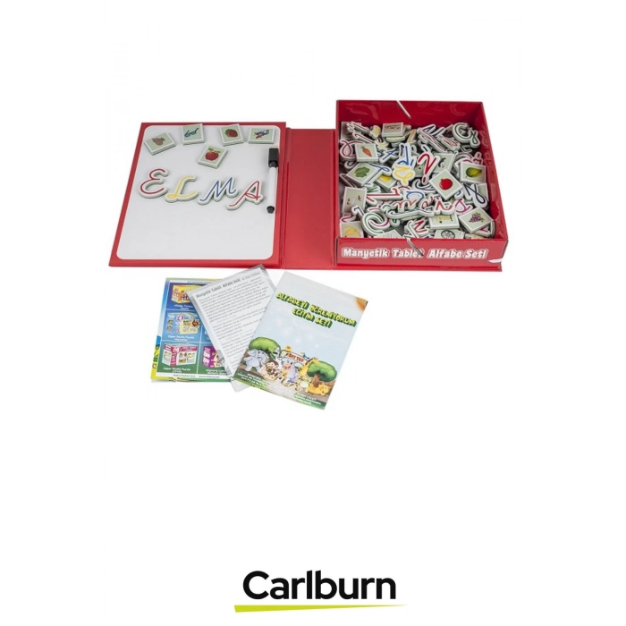Zeka Geliştirici Oyun Eğitici Öğretici Okuma Yazma Alfabe Harfler Manyetik Tablet Yazı Tahtası Seti