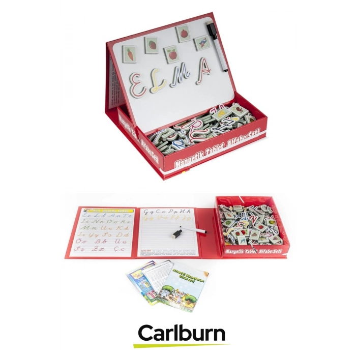 Zeka Geliştirici Oyun Eğitici Öğretici Okuma Yazma Alfabe Harfler Manyetik Tablet Yazı Tahtası Seti